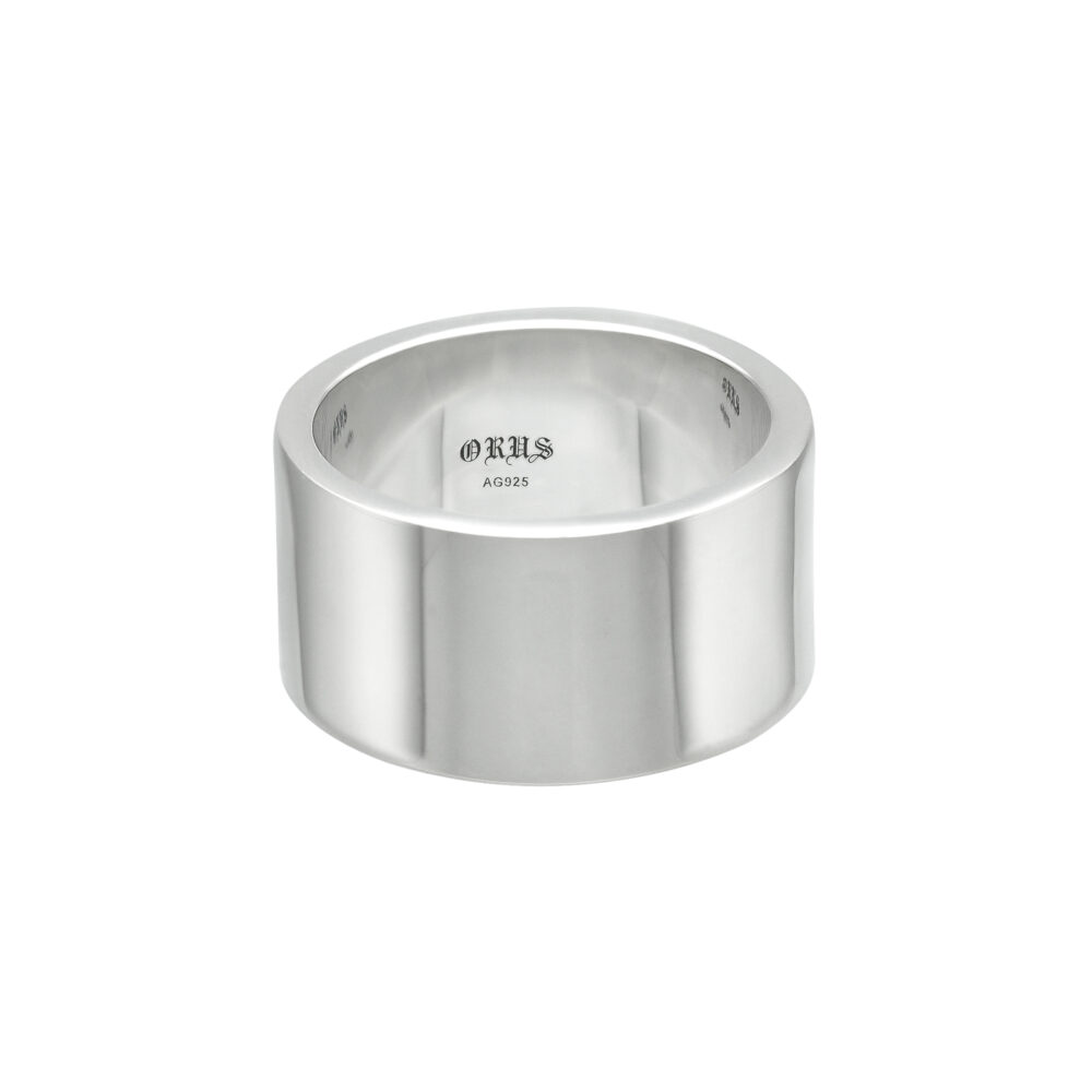 Bague Homme jonc argent Moderne Orus Rings