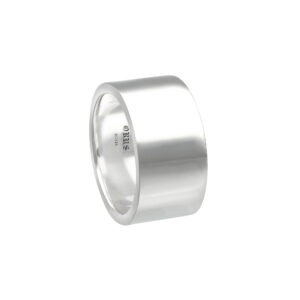 Bague Homme jonc argent lisse profil