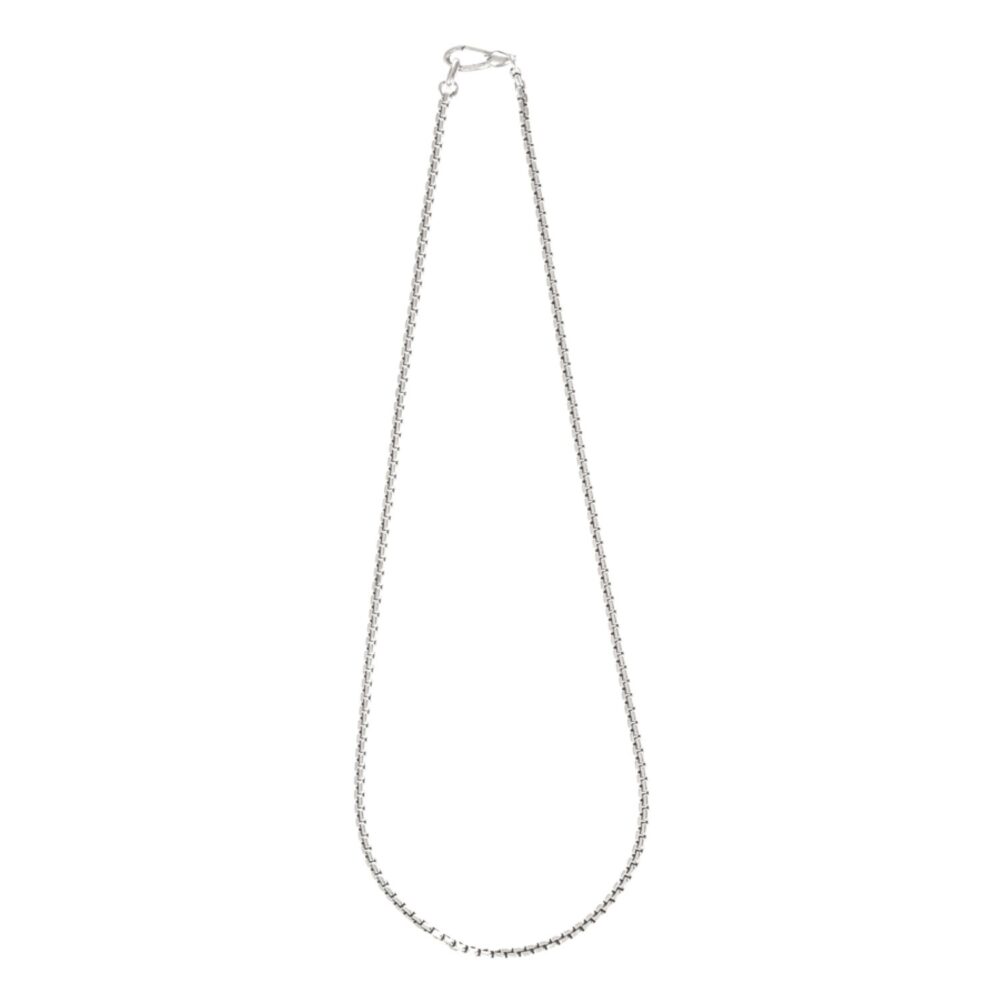 Alternative view of Chaîne homme argent massif maille vénitienne