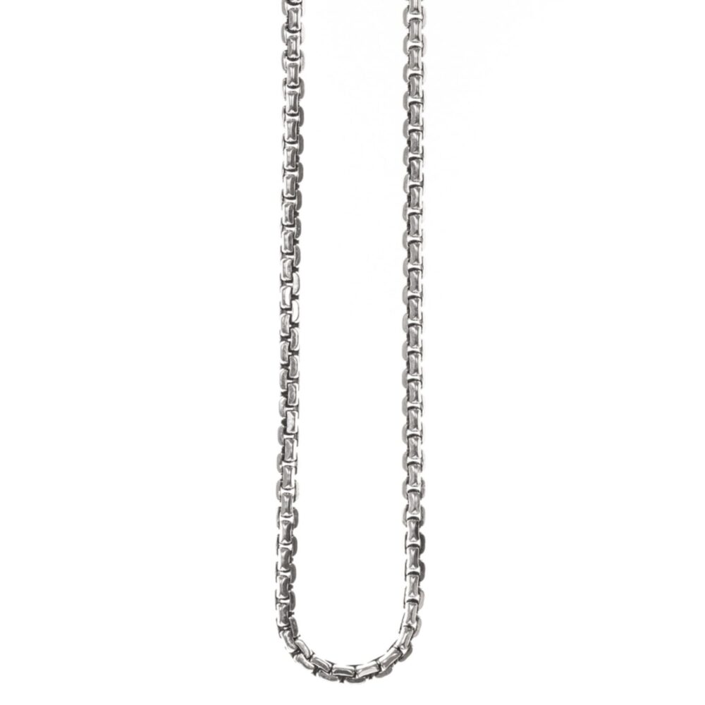 Chaîne homme argent massif maille vénitienne