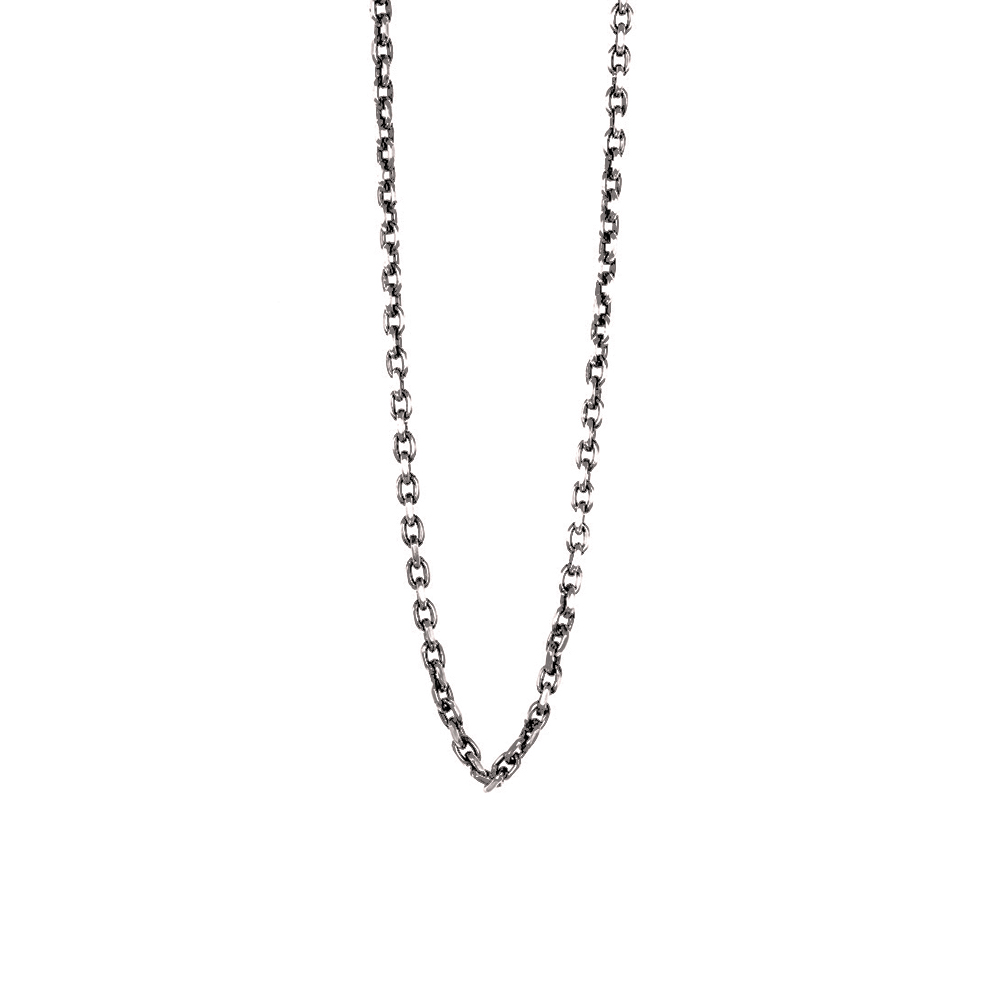 Chaîne argent massif 925 maille forçat 3mm 10g collection Rock Factory mixte homme femme