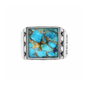 Chevaliere Homme Etoiles Argent 7